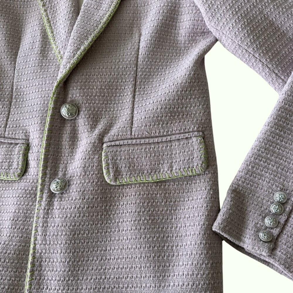 7 For All Mankind Lilac Tweed Blazer – Size 2 (S) – NWT
